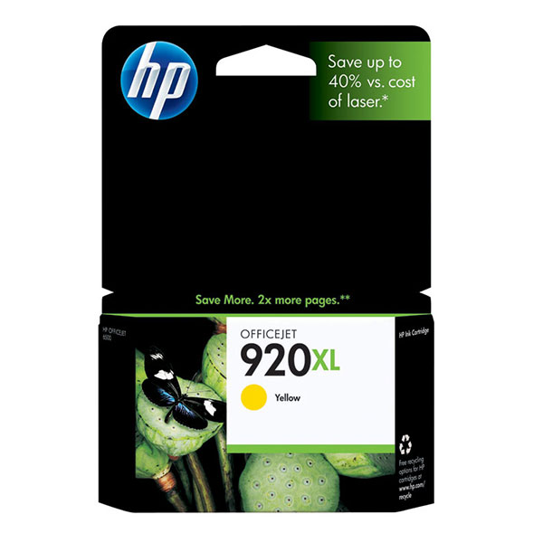 Hewlett-Packard  HP920XL Ink Cartridge, 700 Page Yield, Yellow