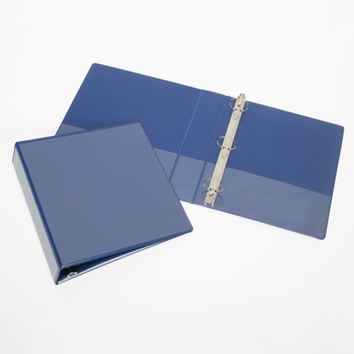 7510015104860, ROUND RING BINDER, 11 X 8 1/2, 1/2" CAPACITY, BLUE
