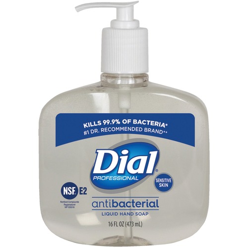 ANTIMICROBIAL SOAP FOR SENSITIVE SKIN, 16 OZ PUMP BOTTLE, 12/CARTON