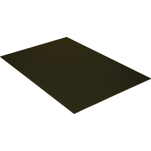 Foam Board, 20"x30", 3/16" Thick, 10/PK, Black On Black