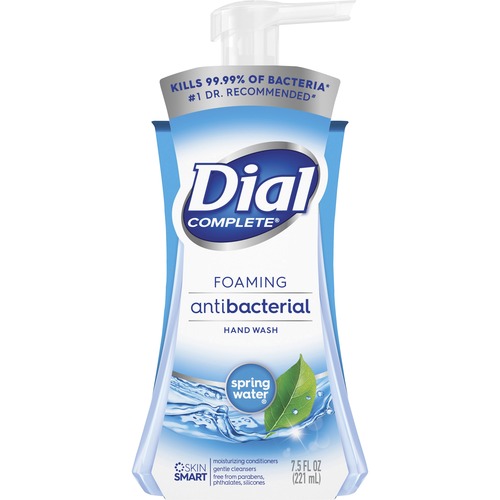 ANTIBACTERIAL FOAMING HAND WASH, SPRING WATER, 7.5 OZ