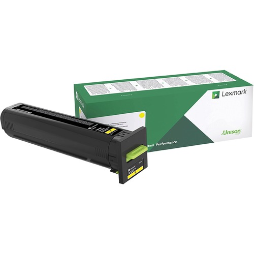 Lexmark CS820 CX820 CX825 CX860 Yellow Return Program Toner Cartridge for US Government (8000 Yield) (TAA Compliant Version of 72K10Y0)