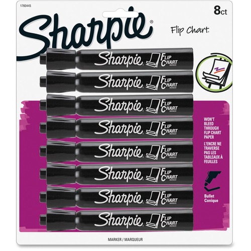 MARKER,FLIPCHART,BULLET,8PK