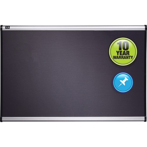Prestige Bulletin Board, Diamond Mesh Fabric, 72 X 48, Gray/aluminum Frame