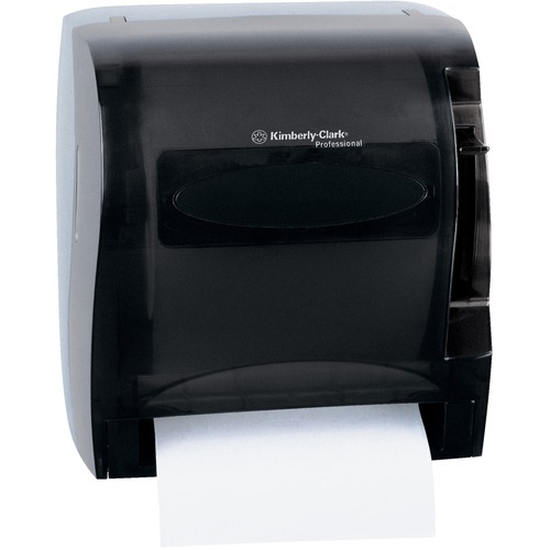 Lev-R-Matic Roll Towel Dispenser, 13 3/10w X 9 4/5d X 13 1/2h, Smoke