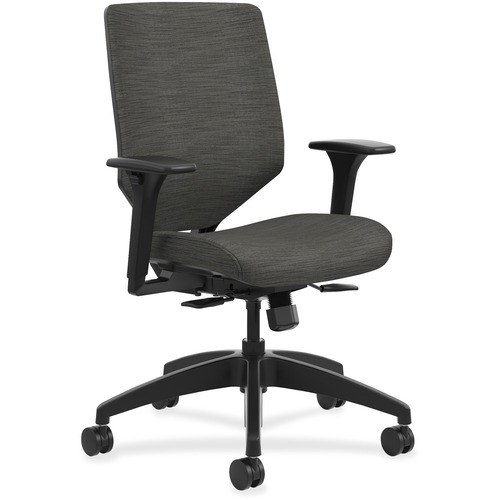 Solve Series Upholstered Back Task Chair, Ink