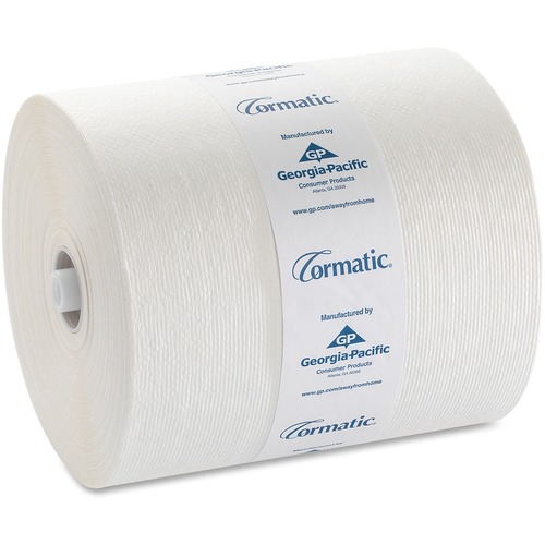 Hardwound Roll Towels, 8 1/4 X 700ft, White, 6 Rolls/carton
