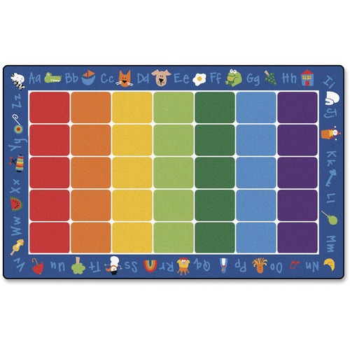 Seating Rug, Fun With Phonics, Rectangle, 7'6"x12"