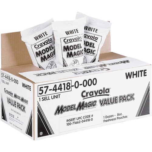 Model Magic Modeling Compound, 8 Oz, White, 6 Lbs.