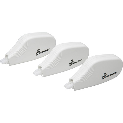 7510015117933, CORRECTION TAPE, NON-REFILLABLE MINI DISPENSER, WHITE