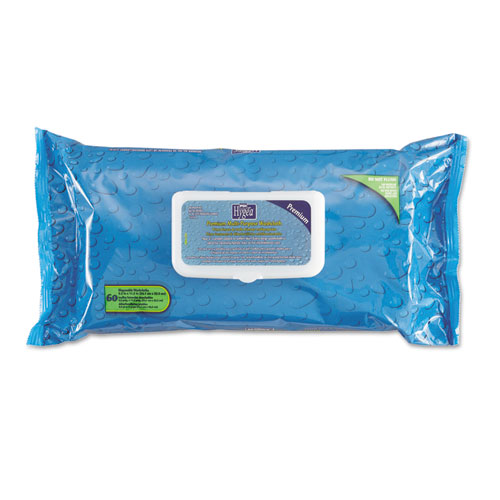 Hygea Adult Wash Cloths, 9 1/2 X 11 1/2, White, 60 Wipes/tub, 6 Tubs/carton