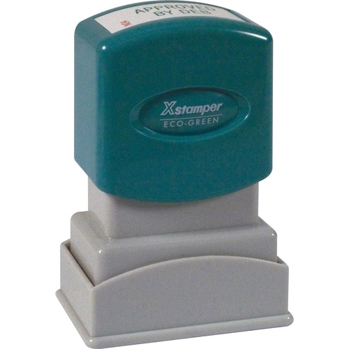 Small Address/Inspect Stamp,1-4 Line,15 Max Char,1/2"x1-1/8"