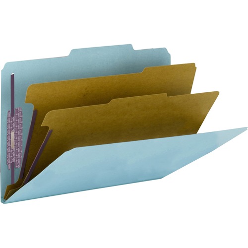 Classification Folders,2"Exp,2/5 Tab,2 Div,Legal,10/BX, BE