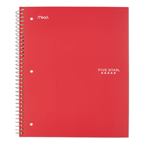 Wirebound Notebook, College Rule, 11 X 8 1/2, 100 Sheets, Red