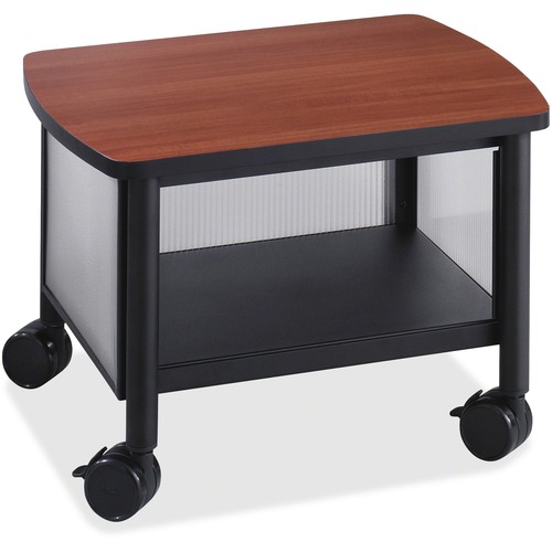 Impromptu Under Table Printer Stand, 20-1/2w X 16-1/2d X 14-1/2h, Black/cherry