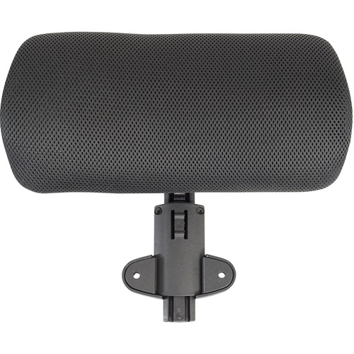 Headrest, Adjustable, 1-3/5"x12-3/5"x6", Black