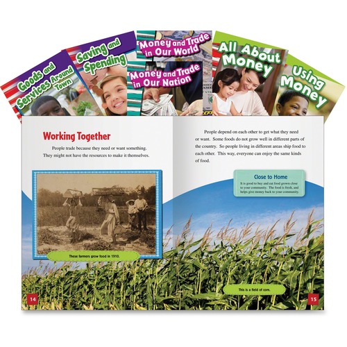 Social Studies Set, Learning Economics, Grade K-3, 6 BK/ST
