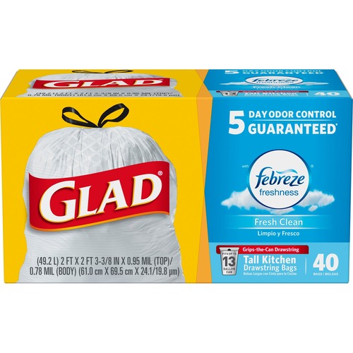 BAG,TRASH,KITCHN,13GAL,40CT