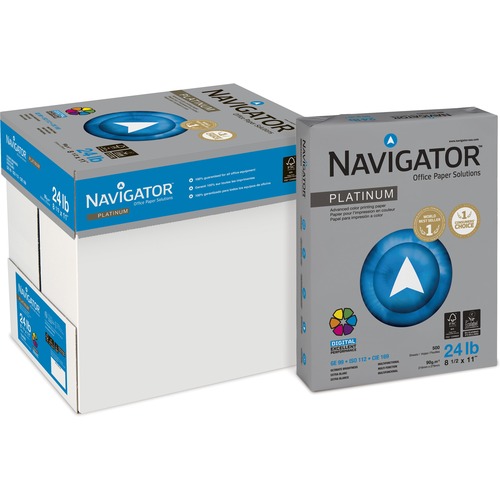 Platinum Paper, 99 Brightness, 24lb, 8-1/2 X 11, White, 5000/carton