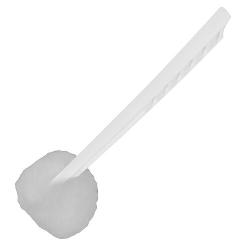 Genuine Joe  Toilet Bowl Mop, 12" Long Handle, 100/CT, White
