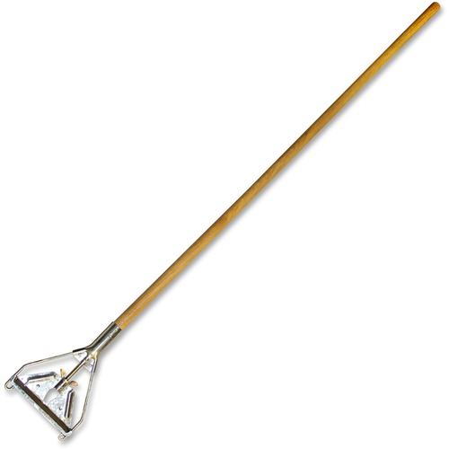 Genuine Joe  Mop Handle, Quick Change, Heavy-Duty, Natural