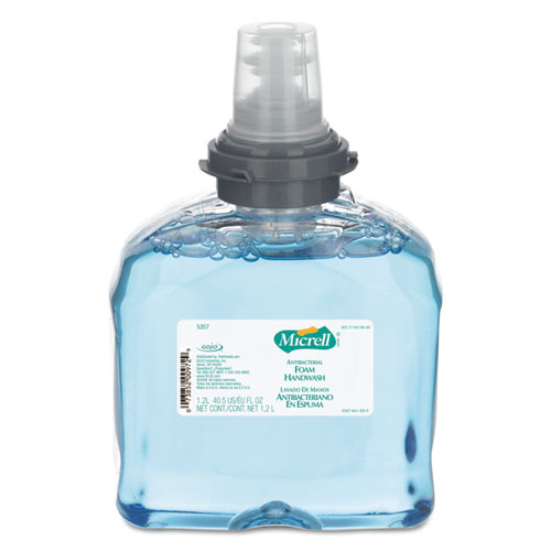 ANTIBACTERIAL FOAM HANDWASH, TOUCH-FREE REFILL, FLORAL, 1,200 ML, 2/CARTON