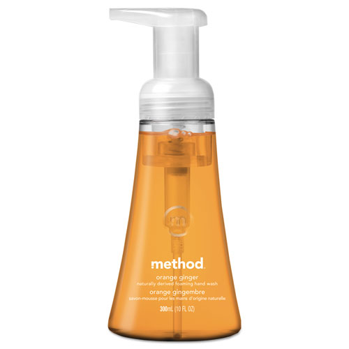 Foaming Hand Wash, Orange Ginger, 10 Oz Pump Bottle, 6/carton