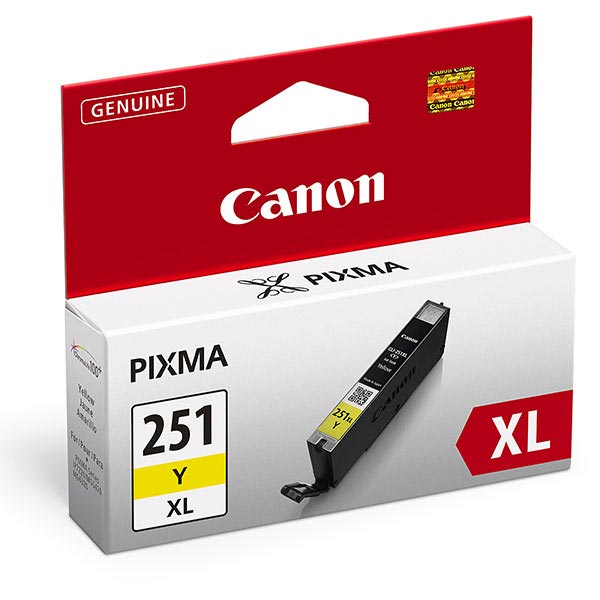6451B001 (CLI-251XL) CHROMALIFE100+ HIGH-YIELD INK, 695 PAGE-YIELD, YELLOW