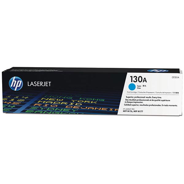 Hewlett-Packard  Toner Cartridge, 1000 Page Yield, Cyan
