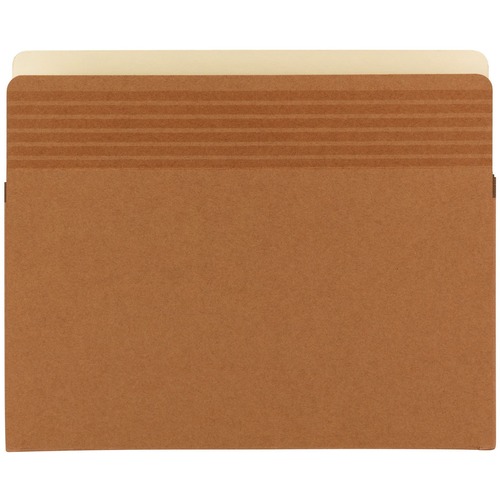 Easy Grip Pockets, Redrope, Letter, 5 1/4" Exp, 10/box