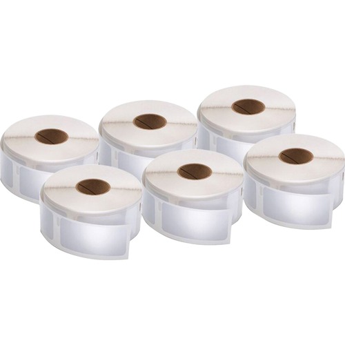 Labels, LabelWriter, 2-1/8"Wx1"H, 6 RL/PK, White