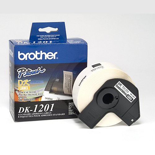 Brother Standard Address White Die-Cut Paper Label (400 Labels/Pkg)