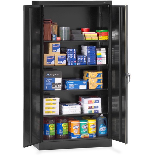 72" High Standard Cabinet, 36w X 18d X 72h, Black