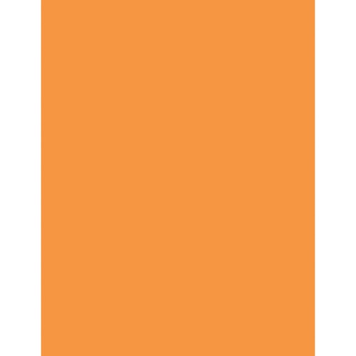 Neon Bond Paper, 24 lb., 100 Sheets, 8-1/2"x11", Neon Orange
