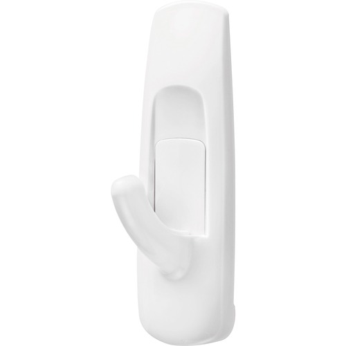 GENERAL PURPOSE HOOKS, PLASTIC, WHITE, 3 LB CAP, 37/PACK