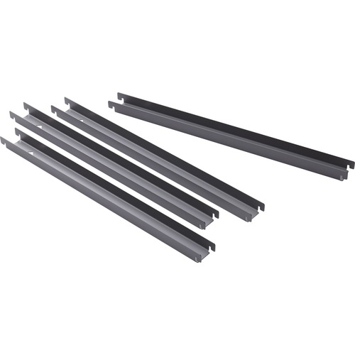 Rail Kit,f/Lateral Files,Front-to-Back,4/BX,Platinum Gray