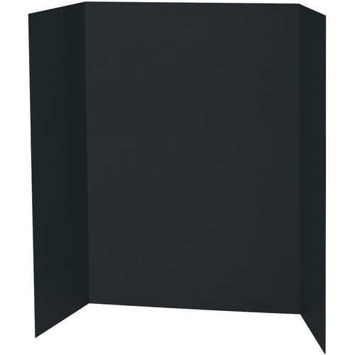 Spotlight Corrugated Presentation Display Boards, 48 X 36, Black, 24/carton
