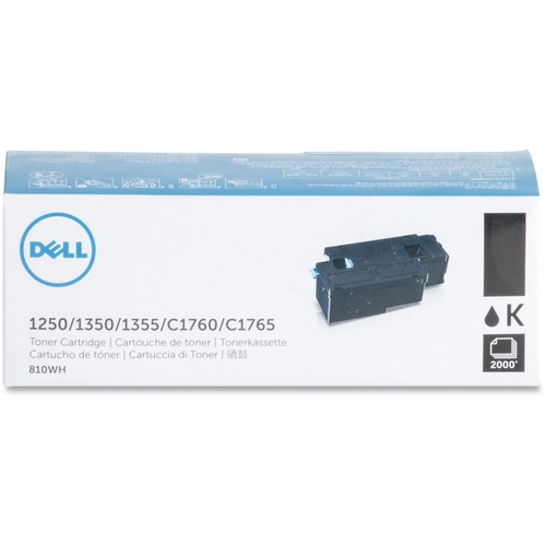 Toner Cartridge, f/1250/1350, 2000 Page Yield, BK