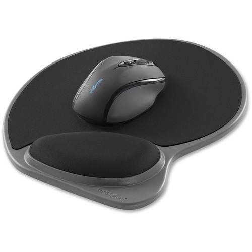 Memory Foam Mouse Pad Wrist Pillow, Black