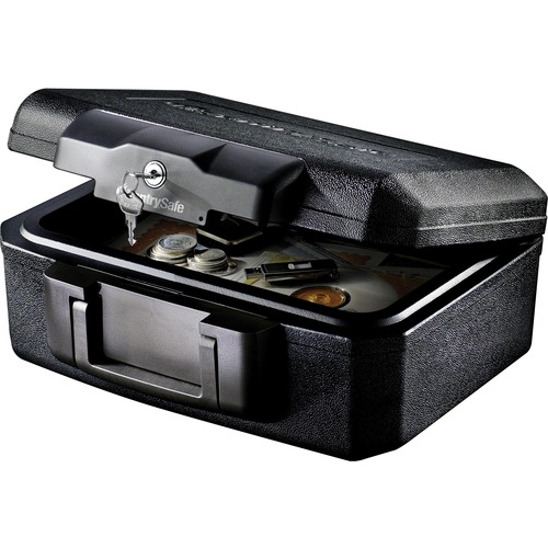1200 SAFE, 14 3/10W X 11 1/5D X 6 1/10H, 0.18 CU FT., BLACK