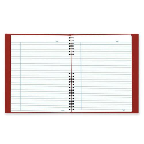 Wirebound Notebook, 100 Shts, College Rule, 8-1/2"x11", RD