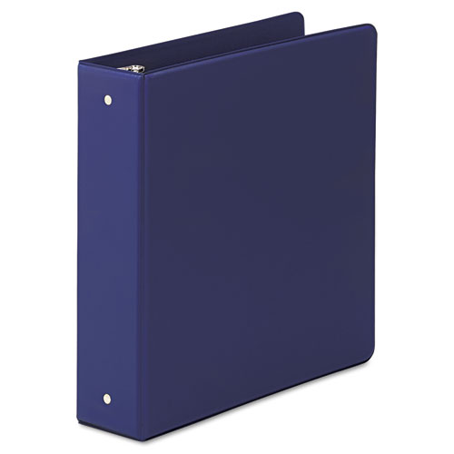 7510014316236, ROUND RING BINDER, NO OVERLAY, 11X8 1/2, 2" CAP., DK BL