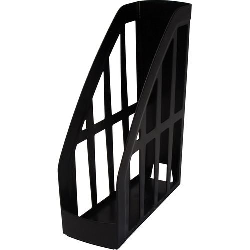 Magazine File, Recycled, 9-3/4"x4"x11-1/2", Black