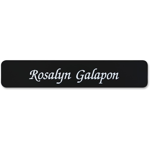 Designer Nameplate Only, 2"x10", Ast