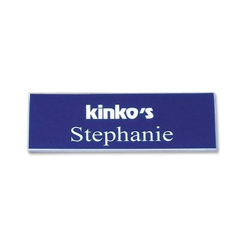 Standard Logo Name Badge, 2 Lines Of Copy, 3/4"x3"