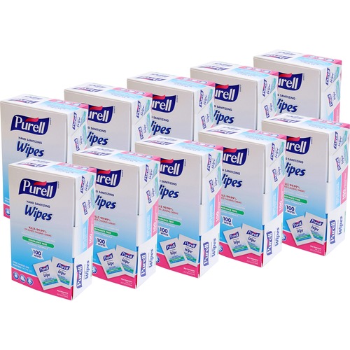 Sanitizing Hand Wipes, 5 X 7, 1000/carton
