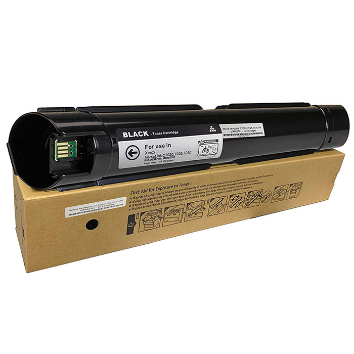 Xerox C7020 C7025 C7030 Black Toner Cartridge (16100 Yield)