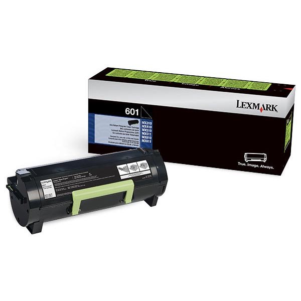 Return Toner Cartridge, 60F1000, 2500 Page Yield