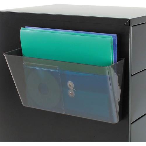 MAGNETIC DOCUPOCKET WALL FILE, LETTER, 13 X 7 X 4, SMOKE