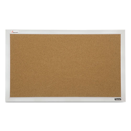 7195015679517, QUARTET CUBICLE CORK BOARD, 21 1/2 X 32, ALUMINUM FRAME